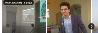 My public speaking journey, with photos from 2018 and 2020